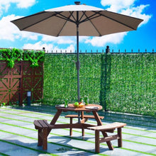 Load image into Gallery viewer, 6-Person Fir Wood Picnic Table with Umbrella Hole - Adler's Store