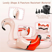Load image into Gallery viewer, 6-Person Floating Flamingo with Electric Pump - Adler's Store