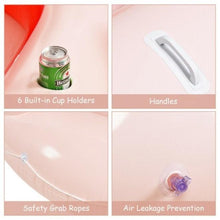 Load image into Gallery viewer, 6-Person Floating Flamingo with Electric Pump - Adler's Store