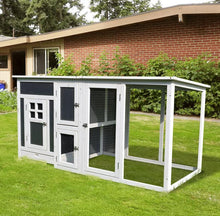 Load image into Gallery viewer, 63 inch Fir Wood Chicken Coop with Run and Nesting Box - Adler's Store