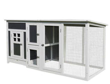 Load image into Gallery viewer, 63 inch Fir Wood Chicken Coop with Run and Nesting Box - Adler's Store
