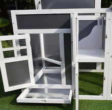 Load image into Gallery viewer, 63 inch Fir Wood Chicken Coop with Run and Nesting Box - Adler's Store