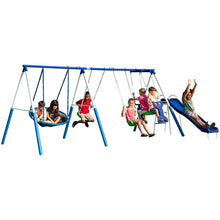 Load image into Gallery viewer, 7 Children Star Recreation Playground Swing Set - Adler's Store