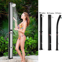 Load image into Gallery viewer, 7 Foot Solar Heated Shower with Shower Head and Foot Spigot - Adler's Store
