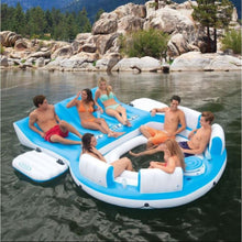 Load image into Gallery viewer, 7-Person Floating Lounge Inflatable Oasis Island - Adler's Store