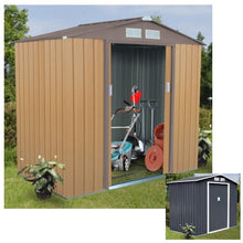Load image into Gallery viewer, 7 x 4 Foot Outdoor Weather Resistant Garden Storage Shed - Adler's Store