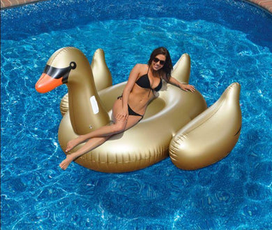 75 Inch Giant Inflatable Swan Pool Float - Adler's Store
