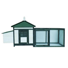 Load image into Gallery viewer, 77 Inch Chicken Coop with 2-Part Nesting Box and Run - Adler's Store