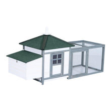 Load image into Gallery viewer, 77 Inch Chicken Coop with 2-Part Nesting Box and Run - Adler's Store