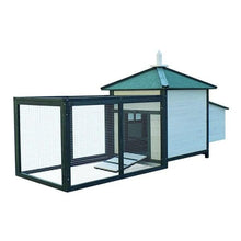 Load image into Gallery viewer, 77 Inch Chicken Coop with 2-Part Nesting Box and Run - Adler's Store