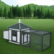 Load image into Gallery viewer, 77 Inch Chicken Coop with 2-Part Nesting Box and Run - Adler's Store