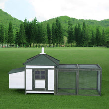 Load image into Gallery viewer, 77 Inch Chicken Coop with 2-Part Nesting Box and Run - Adler's Store