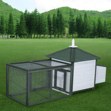 Load image into Gallery viewer, 77 Inch Chicken Coop with 2-Part Nesting Box and Run - Adler's Store