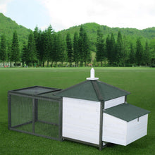 Load image into Gallery viewer, 77 Inch Chicken Coop with 2-Part Nesting Box and Run - Adler's Store