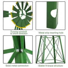 Load image into Gallery viewer, 8 Foot Garden Ornamental Windmill Yard Decor - Adler's Store