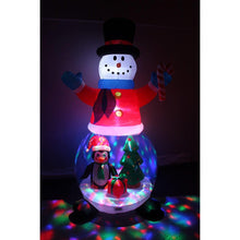 Load image into Gallery viewer, 8 Ft Inflatable Snowman with Led Lighted Globe - Adler's Store