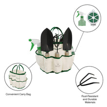 Load image into Gallery viewer, 8 Pcs Gardening Tool Set with Tote Bag - Adler's Store
