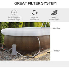 Load image into Gallery viewer, 8 x 10 x 3.5 Ft 1-8 People Swimming Pool with Filtration Pump and Safety Ladder - Adler's Store