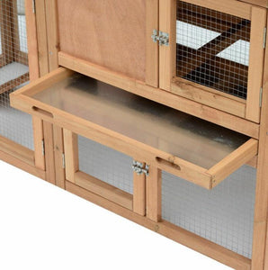 80 Inch Deluxe Wooden Chicken Coop with Nesting Boxes - Adler's Store