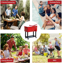 Load image into Gallery viewer, 80 Qt Outdoor Rolling Cooler Cart - Adler's Store