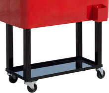 Load image into Gallery viewer, 80 Qt Outdoor Rolling Cooler Cart - Adler's Store