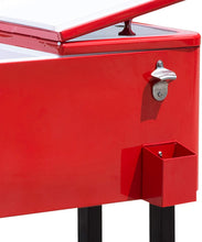 Load image into Gallery viewer, 80 Qt Outdoor Rolling Cooler Cart - Adler's Store