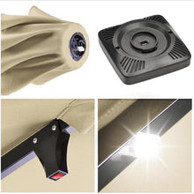 Load image into Gallery viewer, 9 Ft Classic Shape LED Tilt Patio Umbrella - Adler's Store