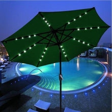 Load image into Gallery viewer, 9 Ft Classic Shape LED Tilt Patio Umbrella - Adler's Store