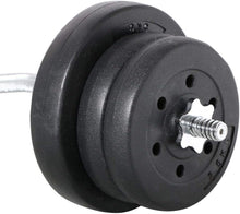 Load image into Gallery viewer, <b data-mce-fragment="1">55 lbs Home Gym Weight Lifting Exercise Barbell W Shaped handle Dumbbell Set</b> 