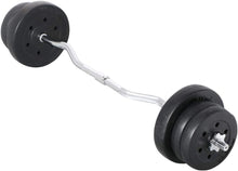 Load image into Gallery viewer, <b data-mce-fragment="1">55 lbs Home Gym Weight Lifting Exercise Barbell W Shaped handle Dumbbell Set</b> 