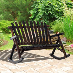 Rustproof-Ergonomic-Solid-Fir-Wood-Oversized-Rocking-Chair-Brown