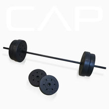 Load image into Gallery viewer, Weight Bench Combo Home Gym with 90lb Vinyl Weight Set and Leg Developer