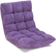 Load image into Gallery viewer, Adjustable 14 Position Folding Gaming Floor Chair Lounger - Adler's Store