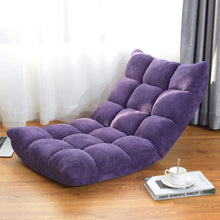 Load image into Gallery viewer, Adjustable 14 Position Folding Gaming Floor Chair Lounger - Adler's Store