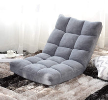 Load image into Gallery viewer, Adjustable 14 Position Folding Gaming Floor Chair Lounger - Adler's Store