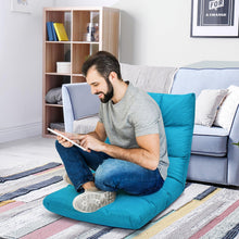 Load image into Gallery viewer, Adjustable 14 Position Folding Gaming Floor Chair Lounger - Adler's Store