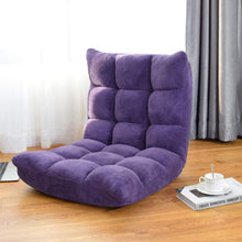 Load image into Gallery viewer, Adjustable 14 Position Folding Gaming Floor Chair Lounger - Adler's Store