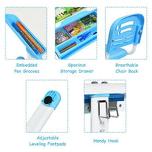 Load image into Gallery viewer, Adjustable Multifunctional Creative Station Chair and Desk Set - Adler's Store