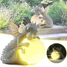 Load image into Gallery viewer, Adorable Baby Dragon Sculptures with Solar LED Lights - Adler's Store