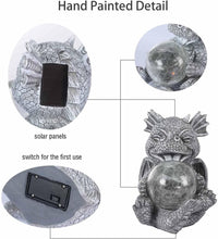 Load image into Gallery viewer, Adorable Baby Dragon Sculptures with Solar LED Lights - Adler's Store