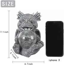 Load image into Gallery viewer, Adorable Baby Dragon Sculptures with Solar LED Lights - Adler's Store