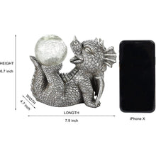 Load image into Gallery viewer, Adorable Baby Dragon Sculptures with Solar LED Lights - Adler's Store