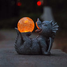 Load image into Gallery viewer, Adorable Baby Dragon Sculptures with Solar LED Lights - Adler's Store