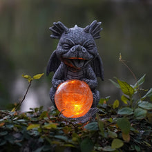 Load image into Gallery viewer, Adorable Baby Dragon Sculptures with Solar LED Lights - Adler's Store
