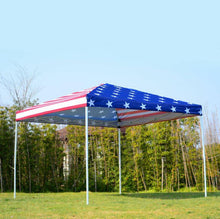 Load image into Gallery viewer, American Flag 10 x 10 Ft Pop Up Tent with Mesh Net and Carry Bag - Adler's Store