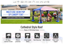 Load image into Gallery viewer, American Flag 10 x 10 Ft Pop Up Tent with Mesh Net and Carry Bag - Adler's Store