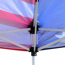 Load image into Gallery viewer, American Flag 10 x 10 Ft Pop Up Tent with Mesh Net and Carry Bag - Adler's Store