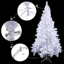 Load image into Gallery viewer, Artificial PVC Traditional White Christmas Tree with Stand - Adler's Store