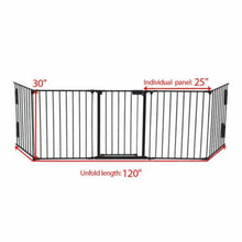 Load image into Gallery viewer, Baby Safety and Pet Fireplace Steel Gate - Adler's Store