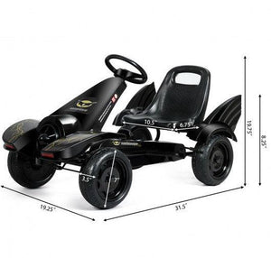 Bat Design Pedal Powered Go Kart with Ergonomic Adjustable Seat 🏎 - Adler's Store